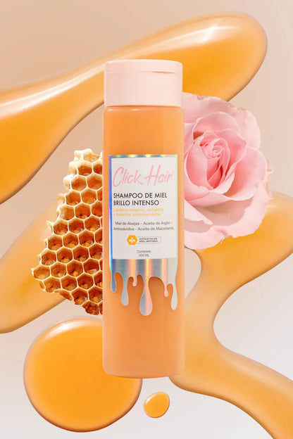 SHAMPOO DE MIEL BRILLO INTENSO CLICK HAIR 300 ml